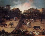 Francisco de goya y Lucientes The Bullifight oil painting